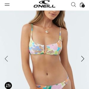 O’Neill Sami Floral Doheny Bikini Top M